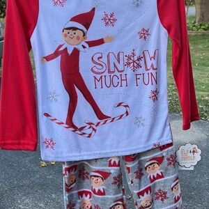 Elf on the Shelf Pajama Set – Kids 6/7 – Christmas PJs